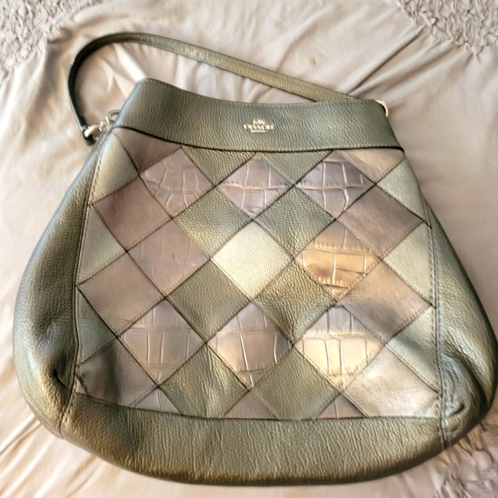 LEXY SHOULDER BAG WITH PATCHWORK